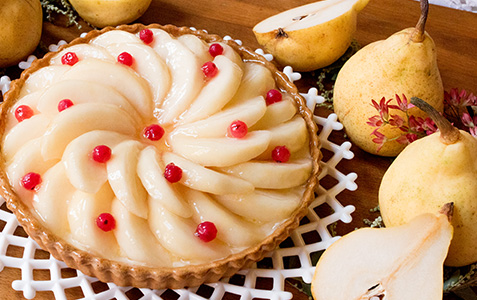 新潟県産 “ル レクチエ(洋梨)”のタルト