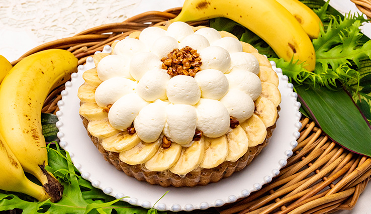 バナナのショートケーキタルト 〜コーヒー風味〜