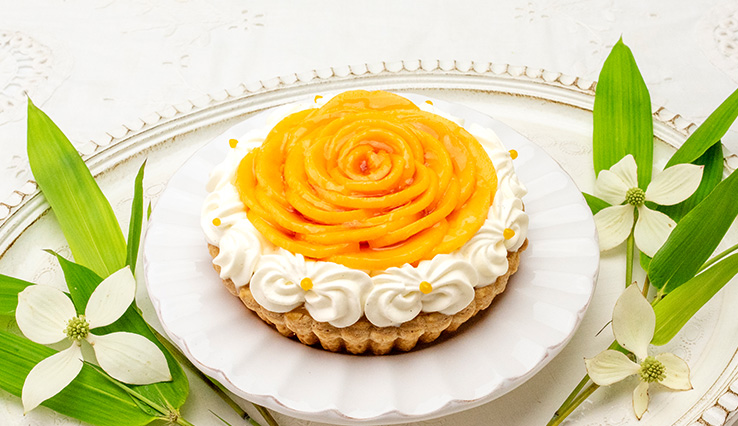 マンゴーのショートケーキタルト 〜バニラ風味〜