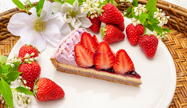【新作・店舗限定】イチゴとレモンのタルト 〜葵彩〜