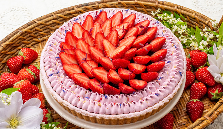 【新作・店舗限定】イチゴとレモンのタルト 〜葵彩〜