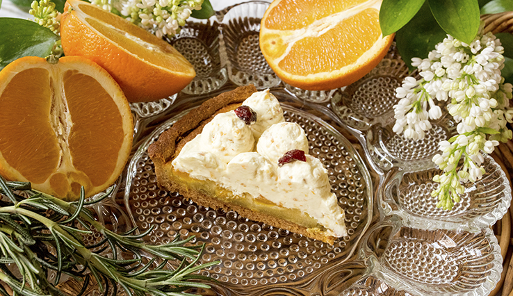 【店舗限定】サワークリームとオレンジのガレットのタルト 〜ローズマリー風味〜