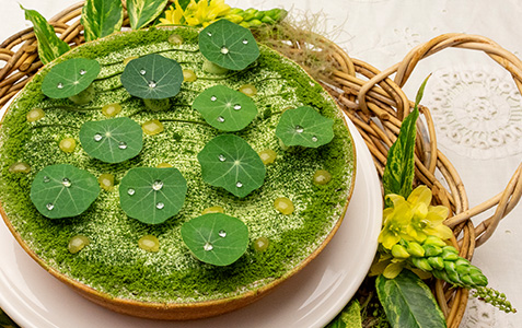 Kyoto limited! 〜with matcha〜　新作「京都府宇治市産 “辻喜”抹茶のスフレタルト」
