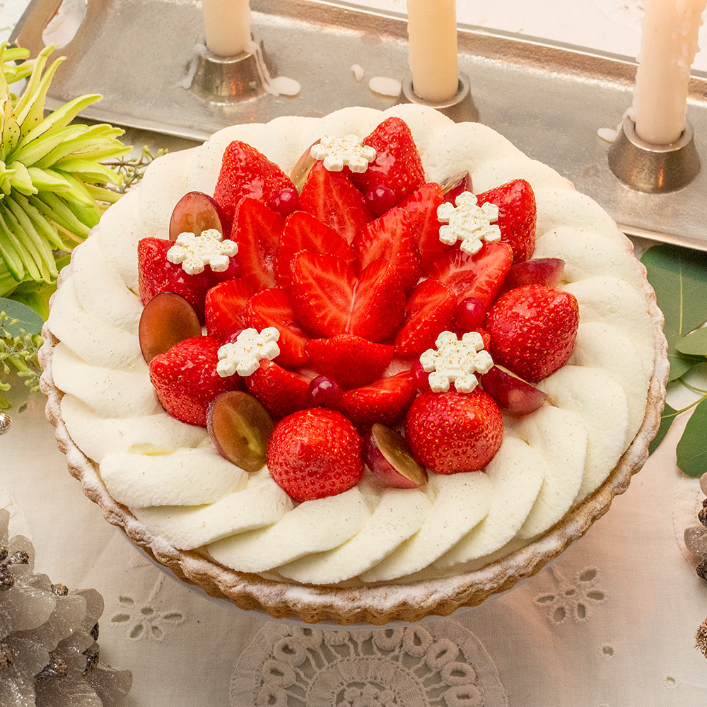 ブルターニュ産 “ルガール”クリームチーズと赤いフルーツのタルト