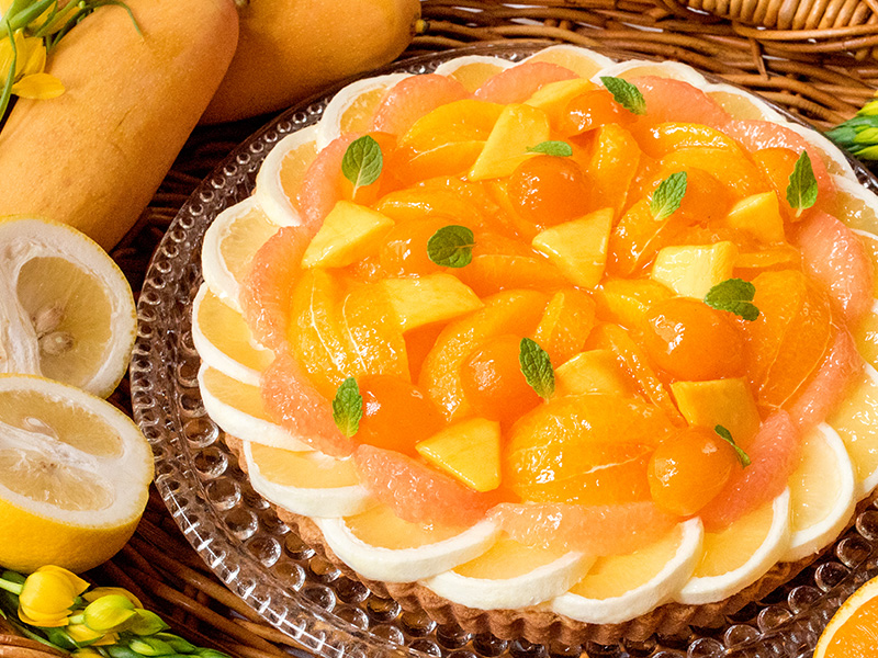 5種の柑橘のタルト