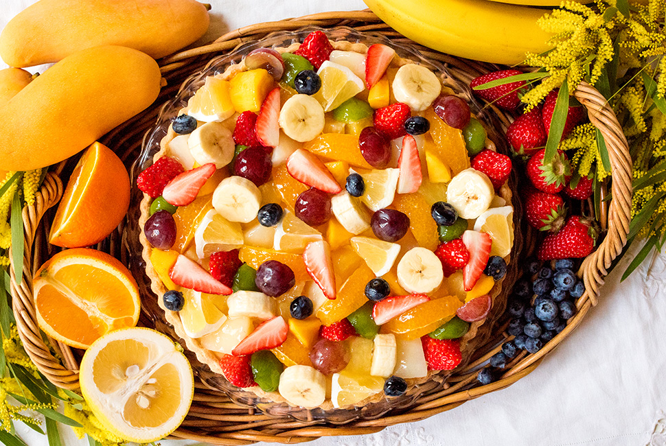 10種類のフルーツが彩る「季節のフルーツタルト」イメージ